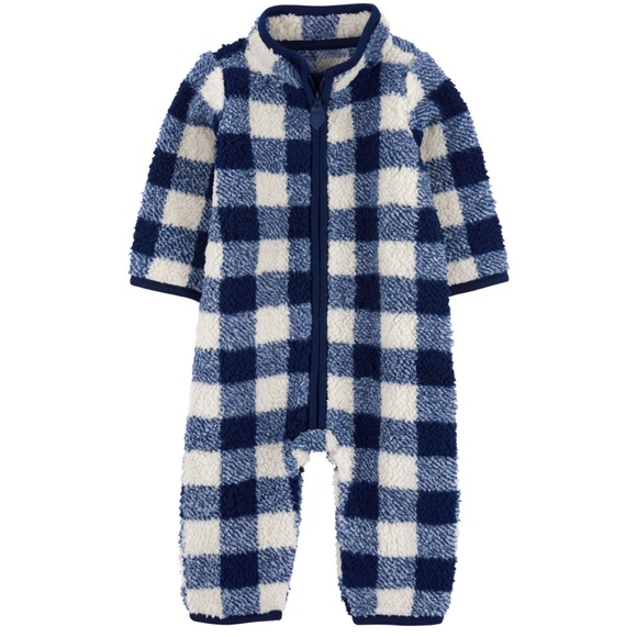 Carter's Other - NWT Carter’s 12M Zip Up 1- Piece Jumpsuit